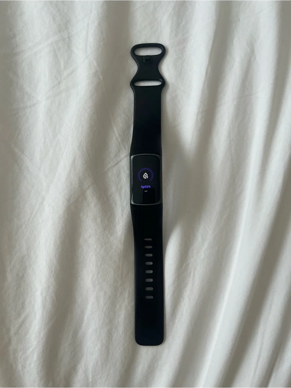 Fitbit Charge 5 Black Silicone Band Fitness Smartwatch